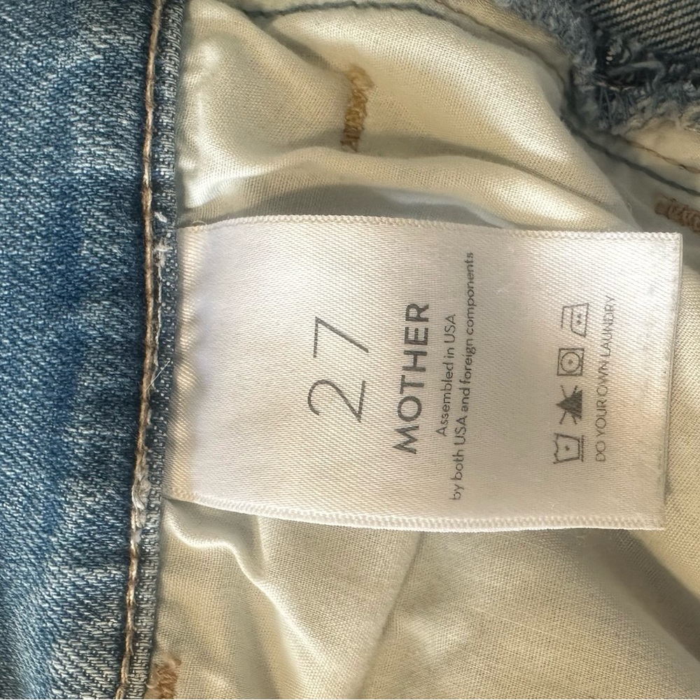 MOTHER The Hustler Ankle Fray jeans in Thrilling shots - Picture 6 of 6